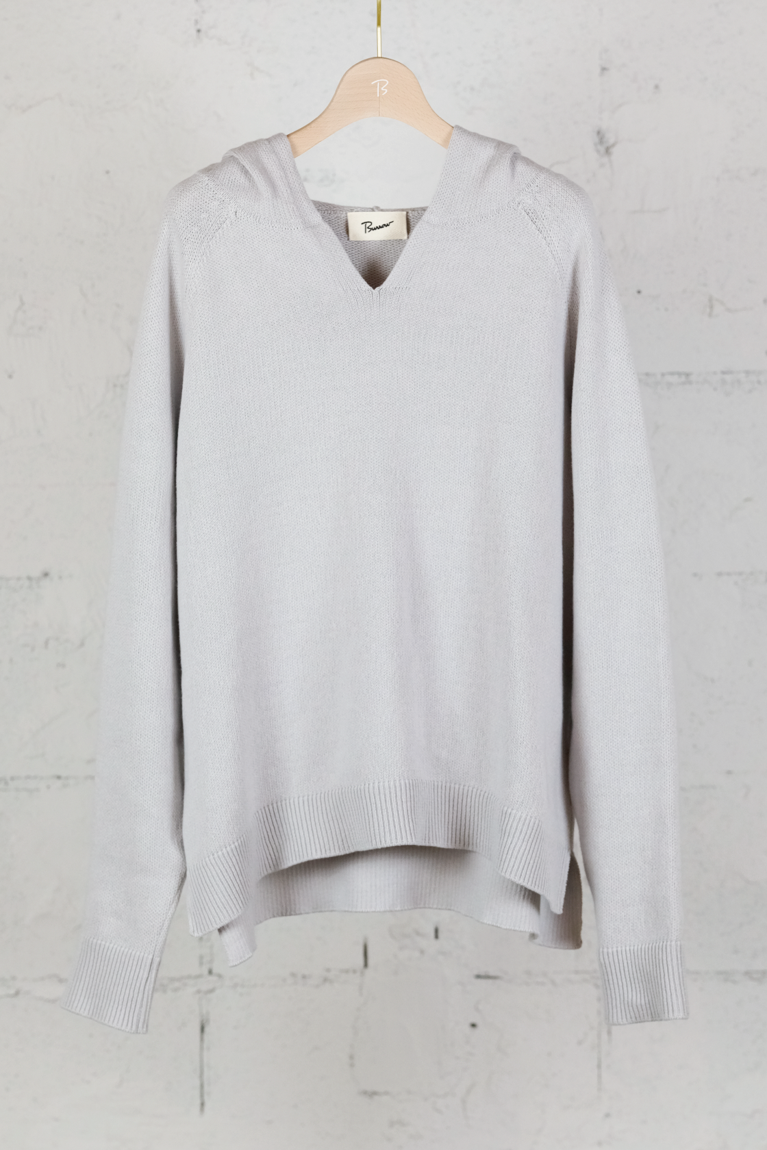 fluffy cotton hoodie Burrow GOODKNITTING