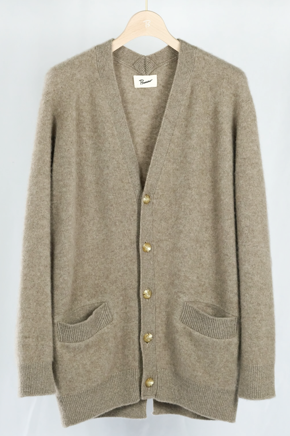 suana】cashmere cardigan - Burrow GOODKNITTING